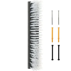 vidaXL Vee borstels Zwart en Wit 50 x 10 x 6,5 cm PP
