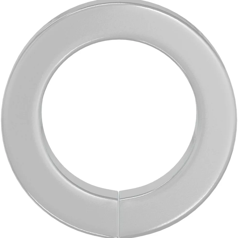 vidaXL Veer Washer 2 st Wit 13 x 1 mm IJzer