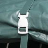 vidaXL Veetent verwijderbaar 550 g/m² 3,3x4,8 m PVC donkergroen