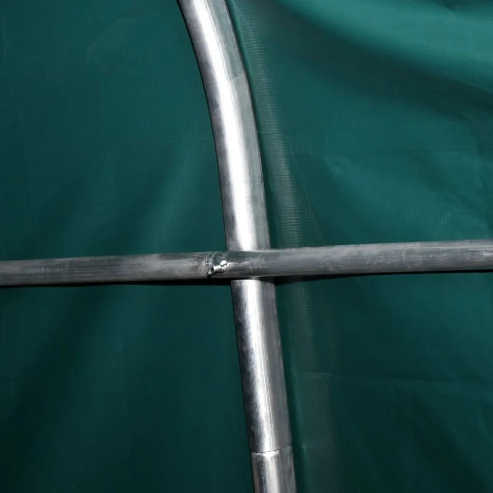 vidaXL Veetent verwijderbaar 550 g/m² 3,3x4,8 m PVC donkergroen