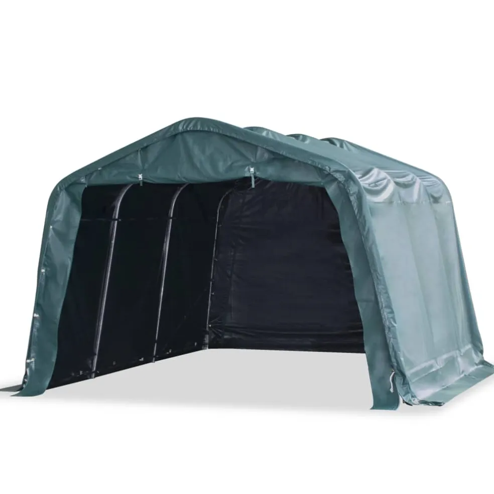 vidaXL Veetent verwijderbaar 550 g/m² 3,3x4,8 m PVC donkergroen