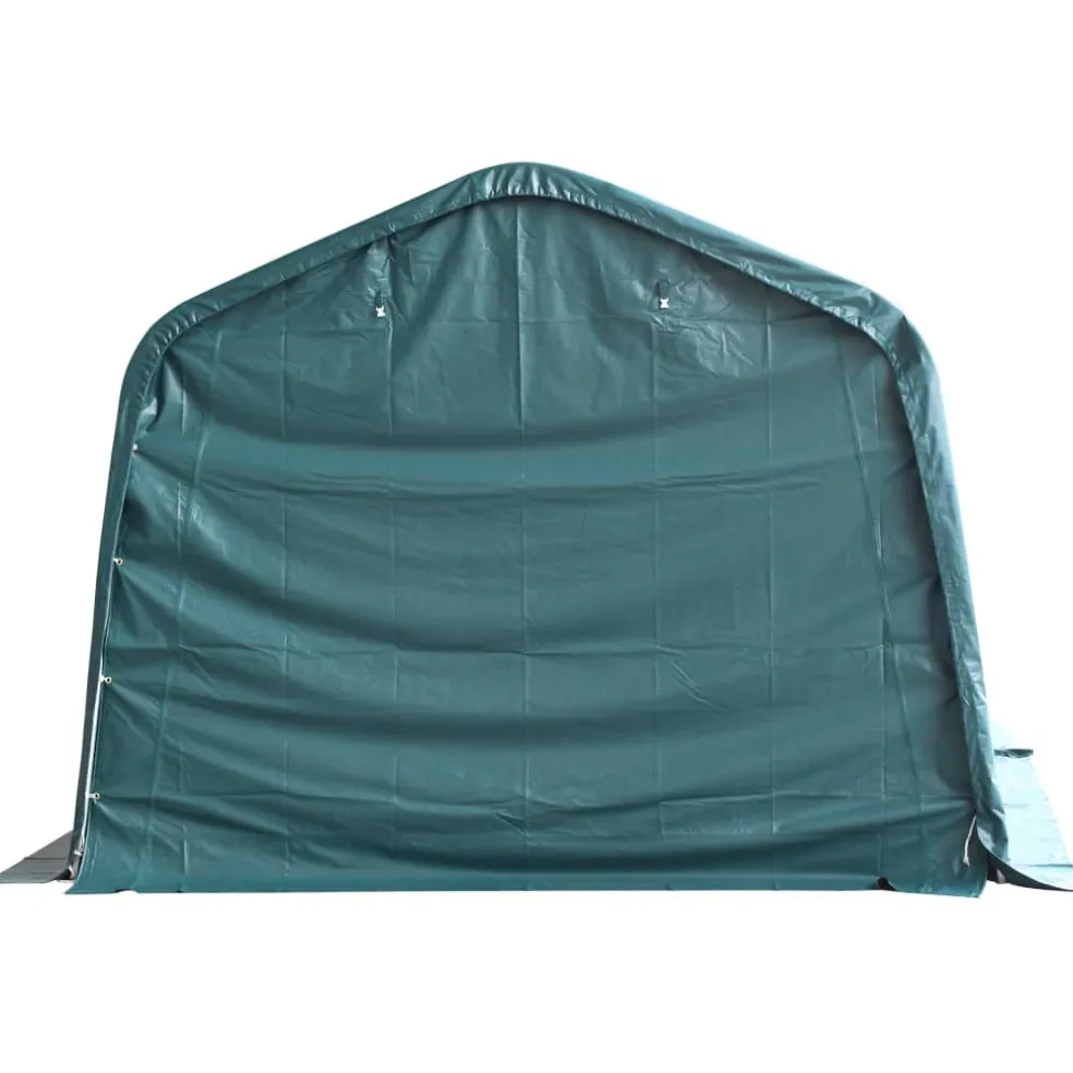 vidaXL Veetent verwijderbaar 550 g/m² 3,3x4,8 m PVC donkergroen