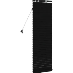 vidaXL Venetiaanse jaloezie Zwart 40 x 130 cm 35 mm