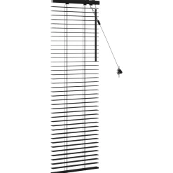 vidaXL Venetiaanse jaloezie Zwart 40 x 130 cm 35 mm