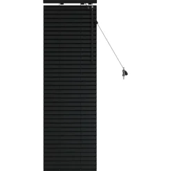 vidaXL Venetiaanse jaloezie Zwart 40 x 130 cm 35 mm