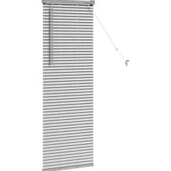 vidaXL Venetiaanse jaloezie zilver 130 x 45 cm 25 mm Aluminium