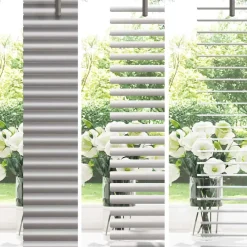 vidaXL Venetiaanse jaloezie zilver 130 x 45 cm 25 mm Aluminium