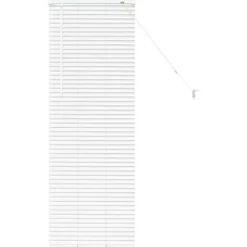 vidaXL Venetiaanse jaloezie Wit 130 x 45 cm 25 mm Aluminium
