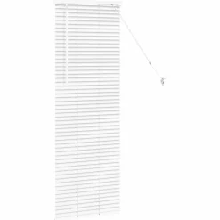 vidaXL Venetiaanse jaloezie Wit 130 x 45 cm 25 mm Aluminium