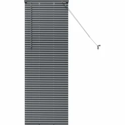 vidaXL Venetiaanse jaloezie Donkergrijs 130 x 40 cm 25 mm Aluminium