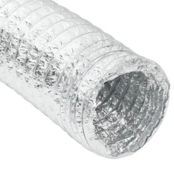 vidaXL Ventilatieslang Ø10 cm 6 m aluminium