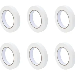 vidaXL Verf Maskertapes 6 st Wit 19mm x 50m Papier
