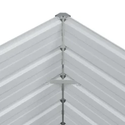 vidaXL Verhoogde plantenbak Licht Bruin 100 x 100 x 77 cm