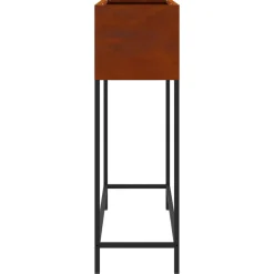 vidaXL Verhoogde Tuin Plantbak Roestig 100 x 26 x 82 cm Cortenstaal