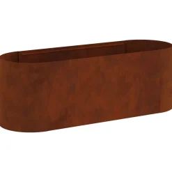 vidaXL Verhoogd Tuinbed weervast staal 120 x 40 x 40 cm
