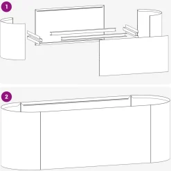 vidaXL Verhoogd Tuinbed weervast staal 120 x 40 x 40 cm