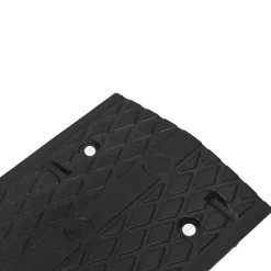 vidaXL Verkeersdrempel 97x32,5x4 rubber geel en zwart