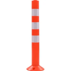 vidaXL Verkeerspalen 75 cm kunststof 2 st