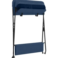 vidaXL Verschoontafel ijzer marineblauw