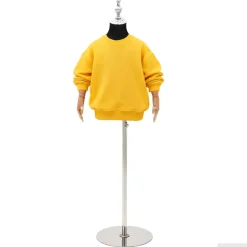 vidaXL Verstelbare 120-150 cm Mannequin met Basis Uniseks PP Zwart