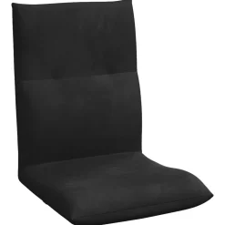 vidaXL Verstelbare vlo stoelen Zwart Fluweel