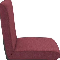 vidaXL Verstelbare vlo stoelen Wijnrood Fluweel