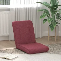 vidaXL Verstelbare vlo stoelen Wijnrood Fluweel