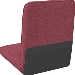 vidaXL Verstelbare vlo stoelen Wijnrood Fluweel
