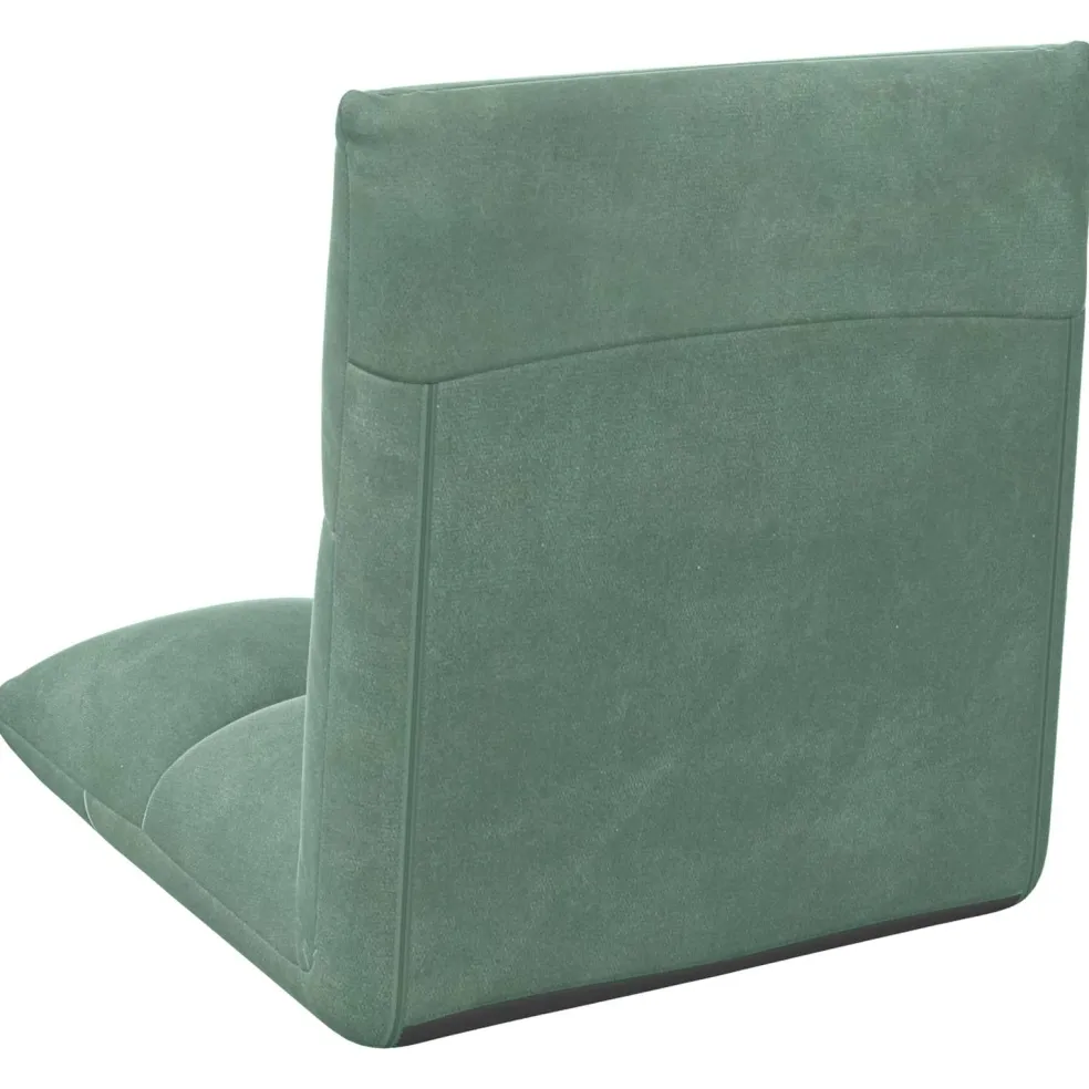 vidaXL Verstelbare vlo stoelen Zeegroen Fluweel