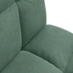 vidaXL Verstelbare vlo stoelen Zeegroen Fluweel