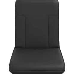 vidaXL Verstelbare vlo stoelen Crèmekleurig Kunstleer