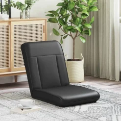 vidaXL Verstelbare vlo stoelen Crèmekleurig Kunstleer