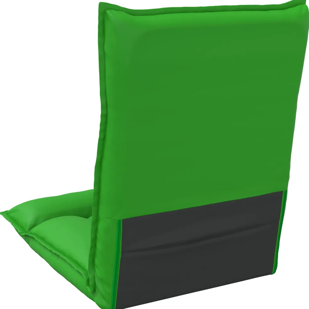 vidaXL Verstelbare vlo stoelen Grijs Kunstleer