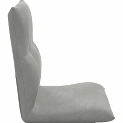 vidaXL Verstelbare vlo stoelen Blauw Stof