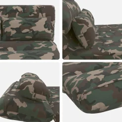 vidaXL Verstelbare vlo stoelen Wijnrood Fluweel