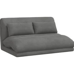 vidaXL Verstelbare vlo stoelen Donkergrijs Fluweel
