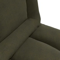 vidaXL Verstelbare vlo stoelen Legergroen Stof