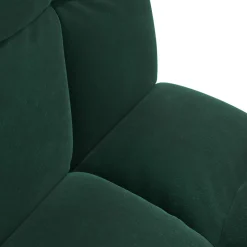 vidaXL Verstelbare vlo stoelen Donkergroen Fluweel