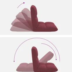 vidaXL Verstelbare vlo stoelen Zwart Fluweel