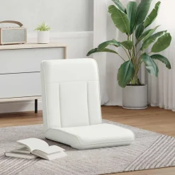 vidaXL Verstelbare vlo stoelen Zwart Stof