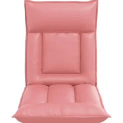 vidaXL Verstelbare vlo stoelen Roze Kunstleer