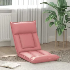 vidaXL Verstelbare vlo stoelen Roze Kunstleer