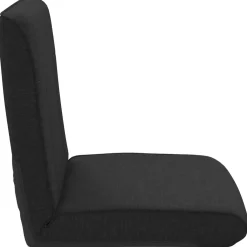 vidaXL Verstelbare vlo stoelen Zwart Stof