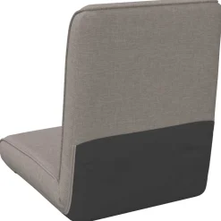 vidaXL Verstelbare vlo stoelen Taupe Stof