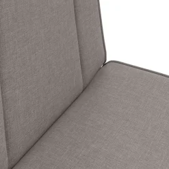 vidaXL Verstelbare vlo stoelen Taupe Stof