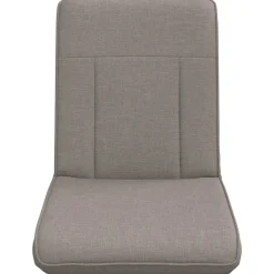 vidaXL Verstelbare vlo stoelen Taupe Stof