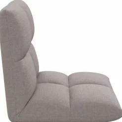 vidaXL Verstelbare vlo stoelen Taupe Stof