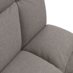 vidaXL Verstelbare vlo stoelen Taupe Stof