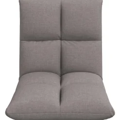 vidaXL Verstelbare vlo stoelen Taupe Stof