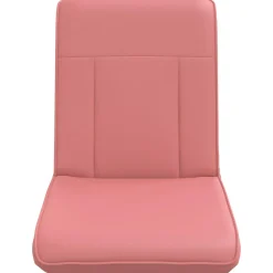 vidaXL Verstelbare vlo stoelen Roze Kunstleer